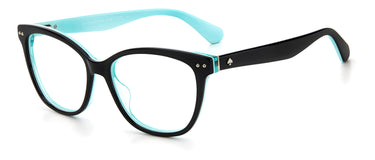 Premium Women Kate Spade Model Eyeglasses: Adrie - Black & Blue- SpecSMART Eye Clinic (Diagonal View)